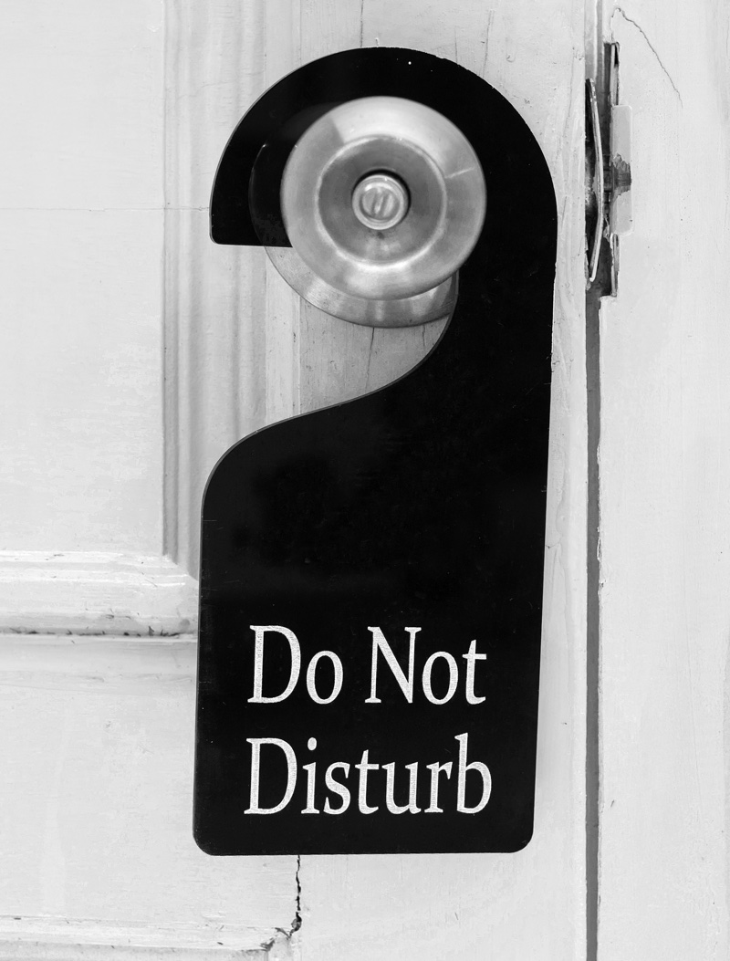 The Humble Do Not Disturb Sign